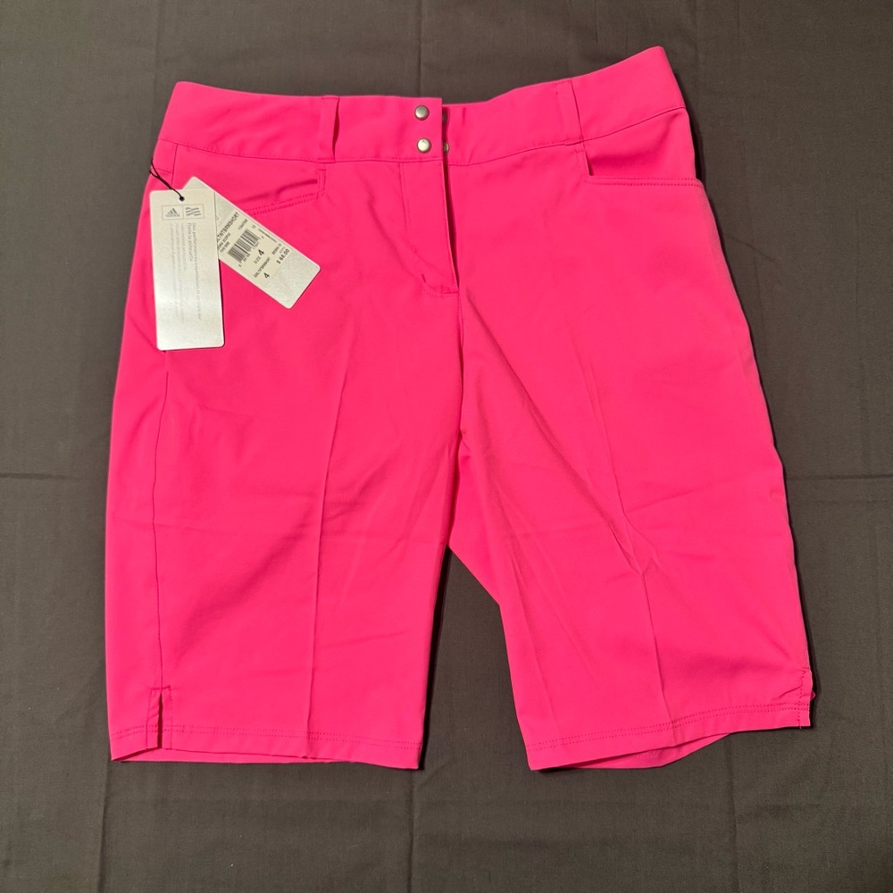 Adidas Golf/Tennis Shorts Women’s Size 4 Pink New With Tags